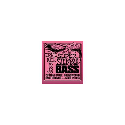 Ernie Ball 2834 Super-Slinky Electric Bass Guitar Strings - 3 PACK