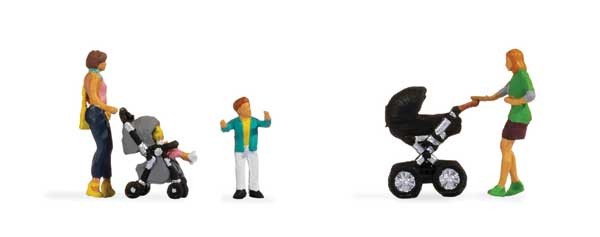 Walthers SceneMaster HO Scale Figures/People Mothers with Children