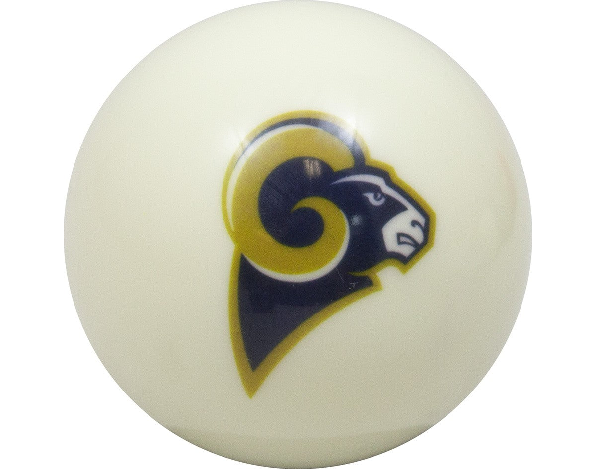 NFL Imperial St Louis Rams Pool Billiard Cue/8 Ball - White