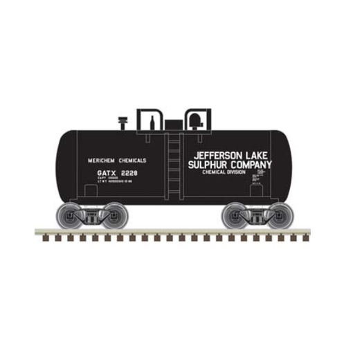 Atlas N Scale Trainman Beer Can Tank Car Jefferson Lake Sulphur(GATX) #2229