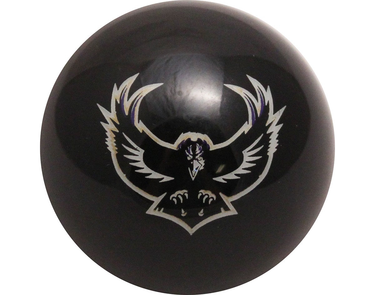NFL Imperial Baltimore Ravens Pool Billiard Cue/8 Ball - Retro