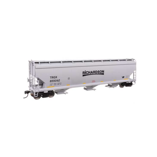 Walthers HO Scale 60' NSC 5150 3-Bay Covered Hopper Richardson TRGX #855062