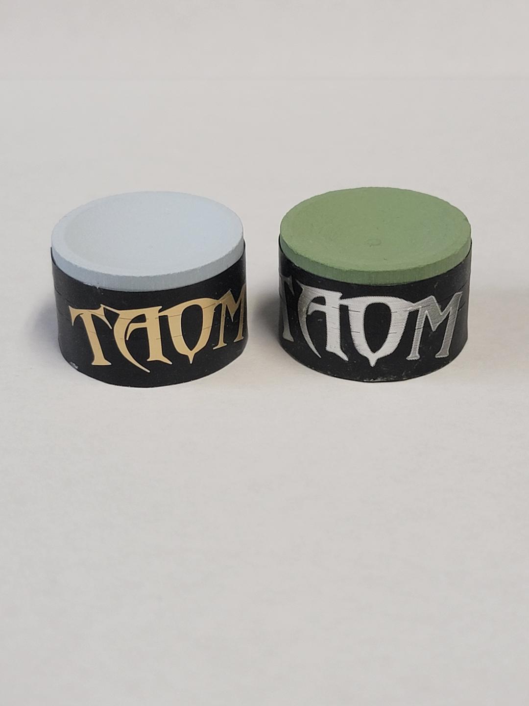 Taom V10 & Pool 2.0 Professional Pool/Billiard Cue Chalk - 2 Pieces