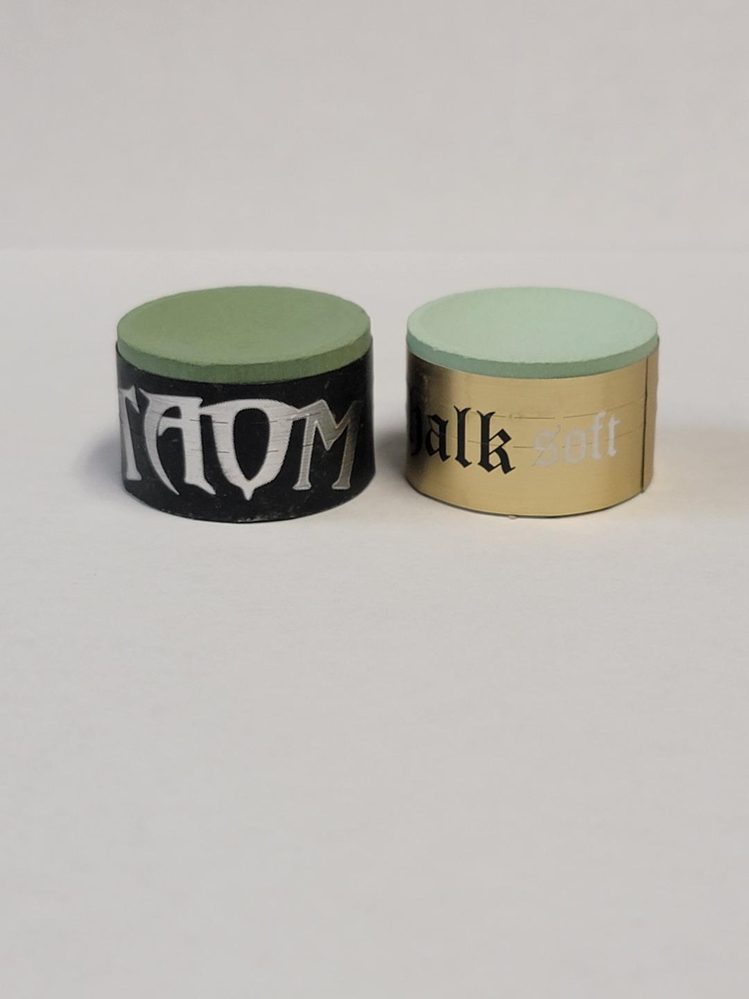 Taom V10 & Soft Professional Pool/Billiard Cue Chalk - 2 Pieces