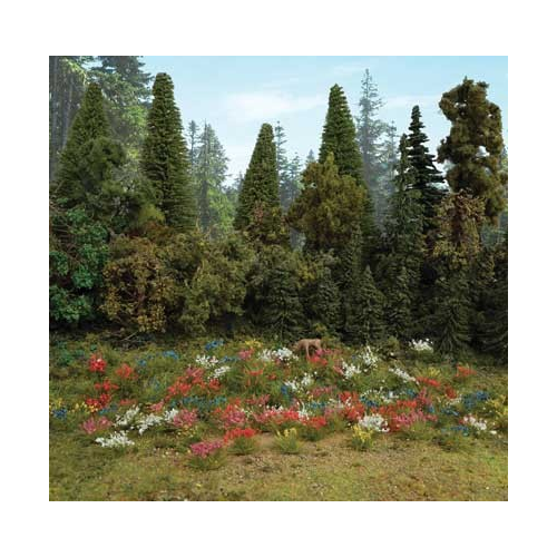 Walthers HO Scale Scenery Kit Decorative Assorted Flowers (250 Pack)