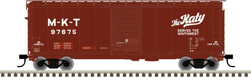 Atlas N Scale PS-1 40' Boxcar, 6' Door Missouri-Kansas-Texas/MKT #97698