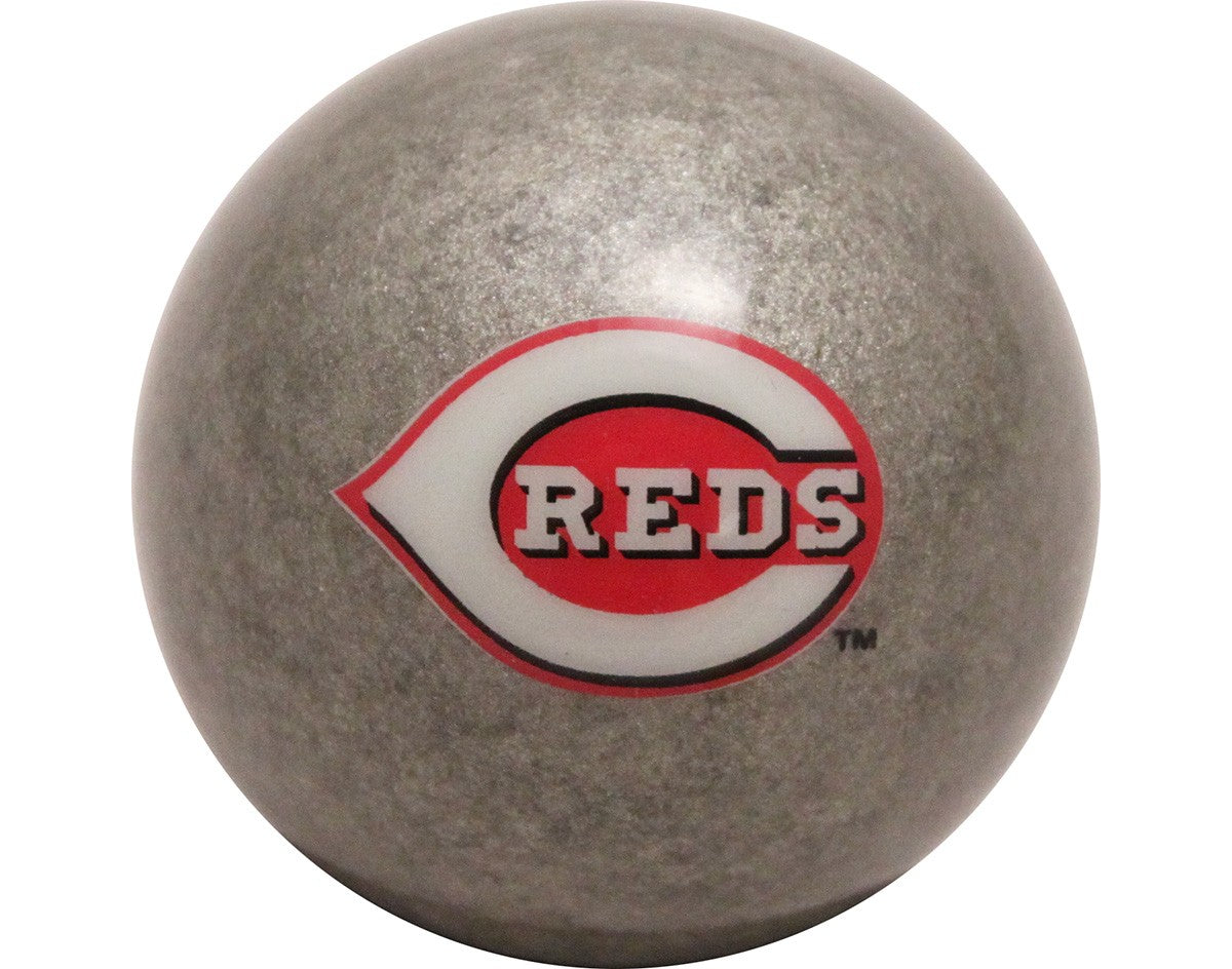 MLB Imperial Cincinnati Reds Pool Billiard Cue/8 Ball - Silver - Old Style