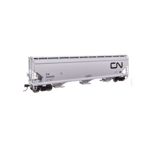 Walthers HO Scale 60' NSC 5150 3-Bay Covered Hopper Canadian National #386555