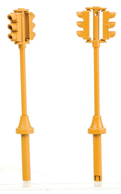 Walthers HO Scale 1960s-Style Traffic Light 2-Pack (Non-Operating) Double-Sided