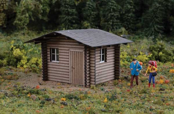 Walthers SceneMaster HO Scale Laser-Cut Wood Kit Forest Cabin