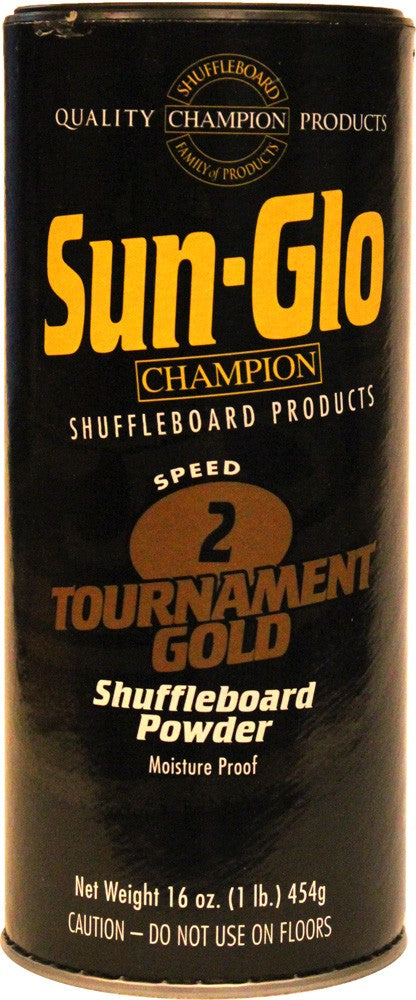 Sun Glo Shuffleboard Powder - Speed 2 - Tournament Gold