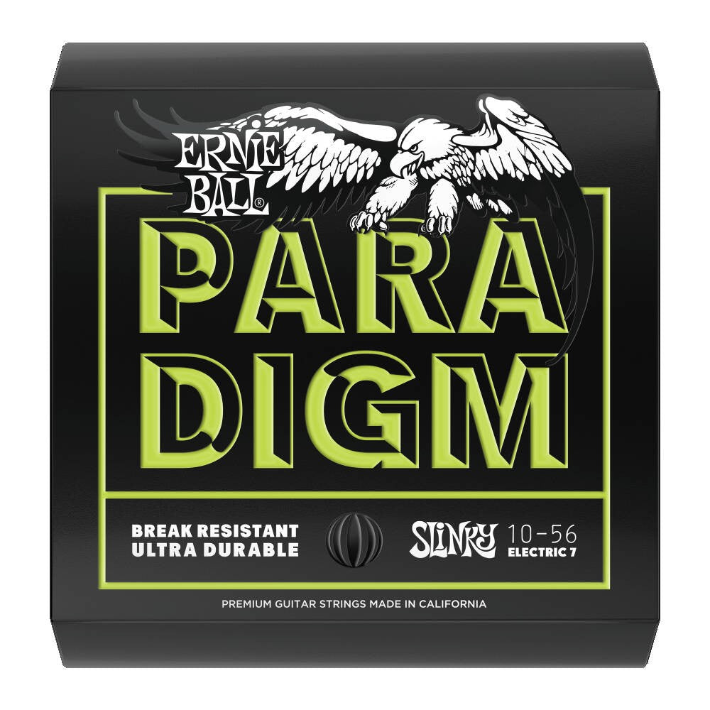 Ernie Ball Paradigm 7-String Regular Slinky Electric Guitar Strings, 10-46 Gauge (P02028)