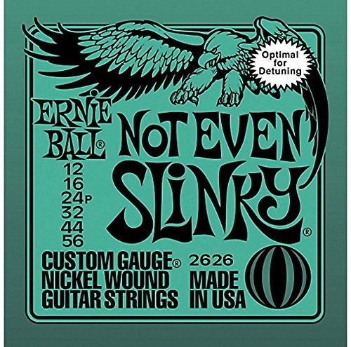Ernie Ball 2626 Not Even Slinky 12-56 (3 Pack Bundle)