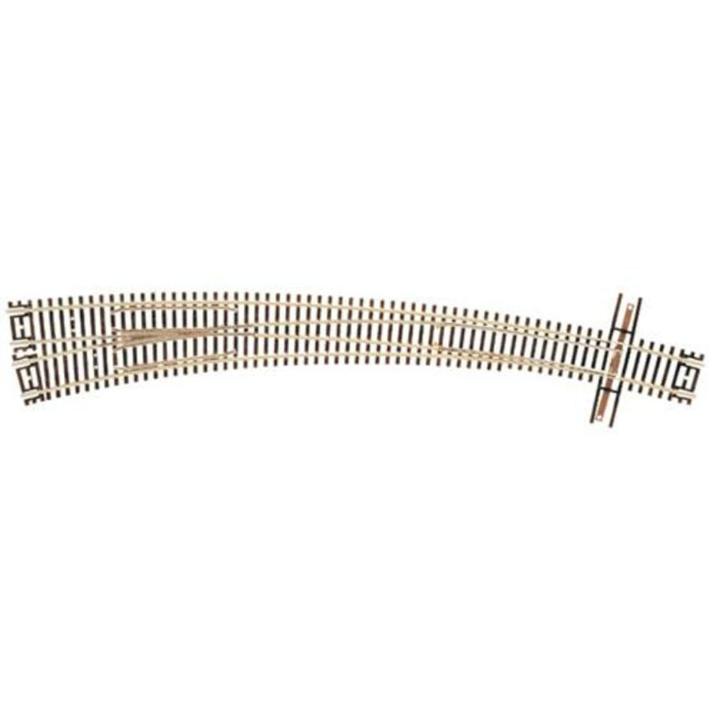 Atlas 2058 N Scale Curved Left-Hand Turnout Code 55 Track