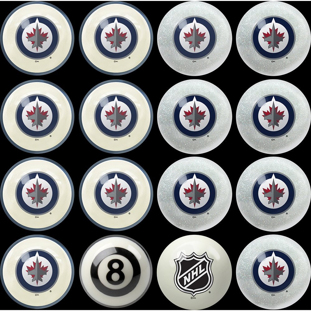 Imperial Officially Licensed NHL Home vs. Away Team Billiard/Pool Balls, Complete 16 Ball Set, Winnipeg Jets