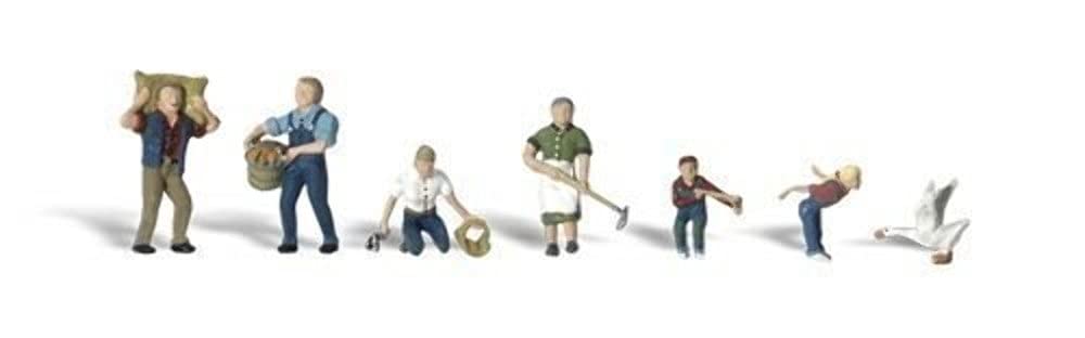 Farm People HO Scale Woodland Scenics