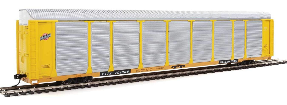 Walthers Proto 920-101417 89' Tri-Level Enclosed Auto Carrier C&NW 701388