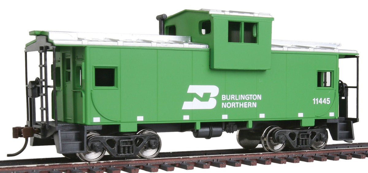 Walthers Trainline Wide-Vision Caboose-Ready to Run-Burlington Northern 931-1501 HO Scale Model Railroad - Freight Model