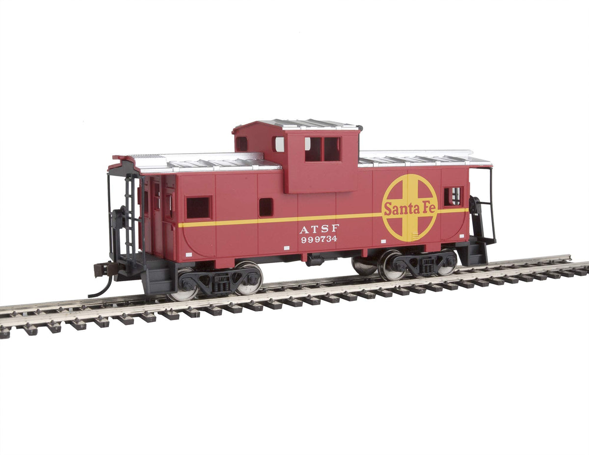 Walthers Trainline Wide-Vision Caboose-Ready to Run-Atchison, Topeka & Santa Fe 931-1503 HO Scale Model Railroad - Freight Model