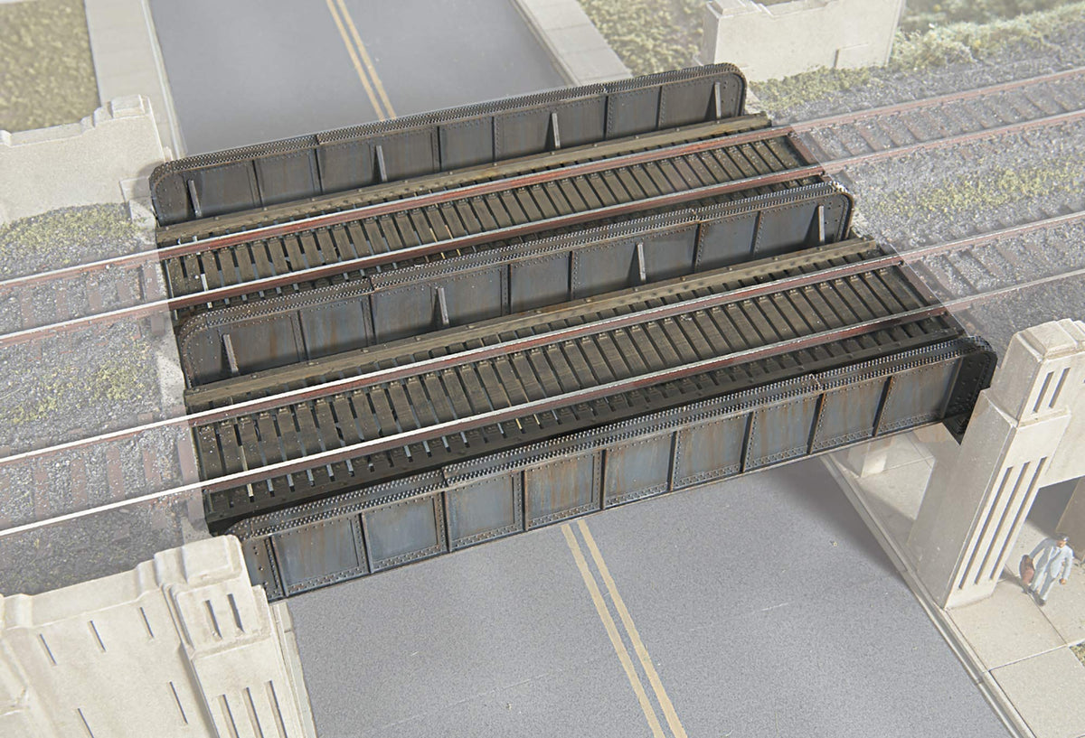 Walthers Cornerstone Series Kit HO Scale Through-Plate Girder Bridge