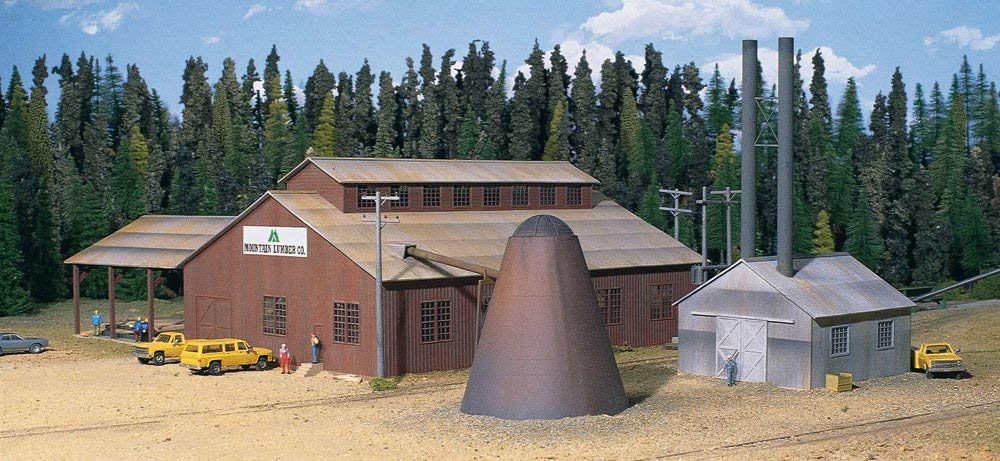 Walthers Cornerstone Series Kit HO Scale Mountain Lumber Company Sawmill
