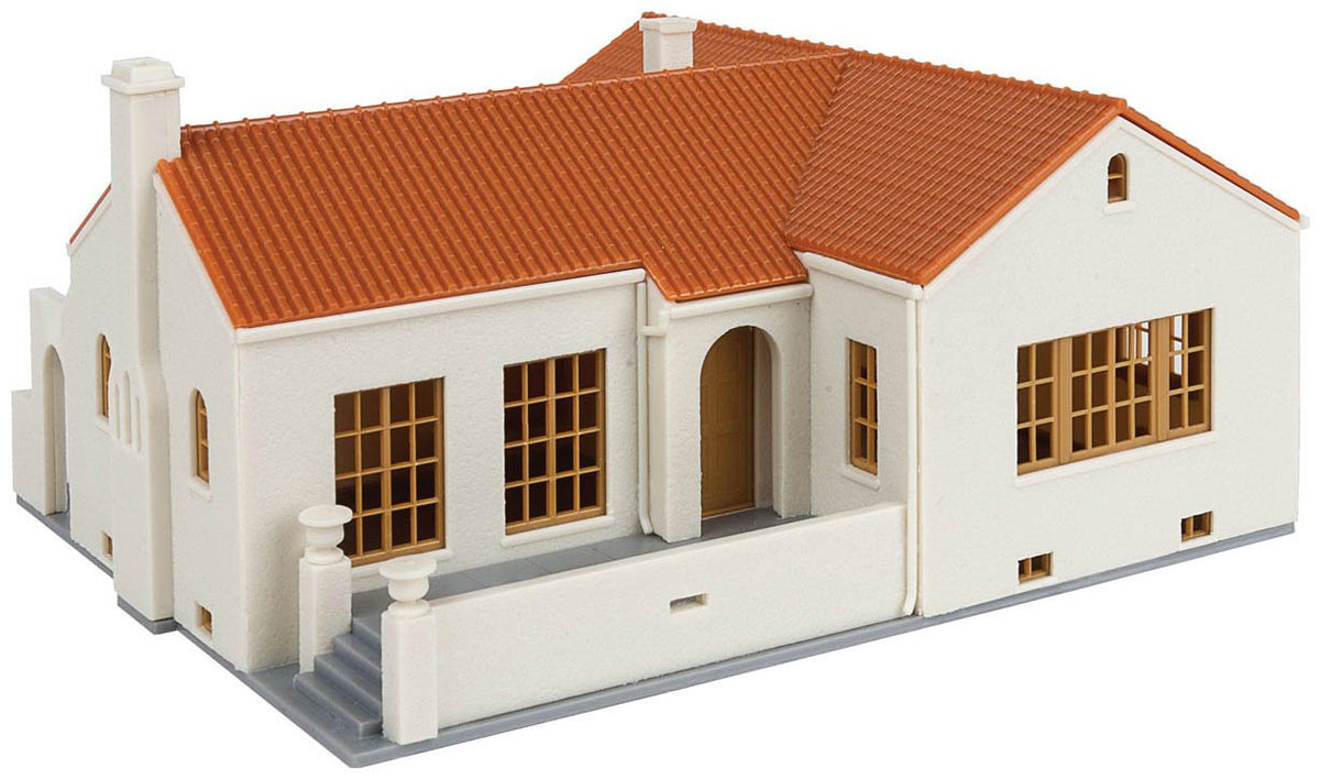 Walthers Cornerstone Mission-Style Bungalow House 933-3785 HO Scale Model Railroad - Structure Kit