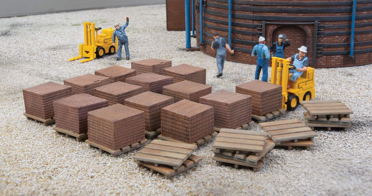Walthers Cornerstone HO Scale Building/Structure Kit Brick Stacks