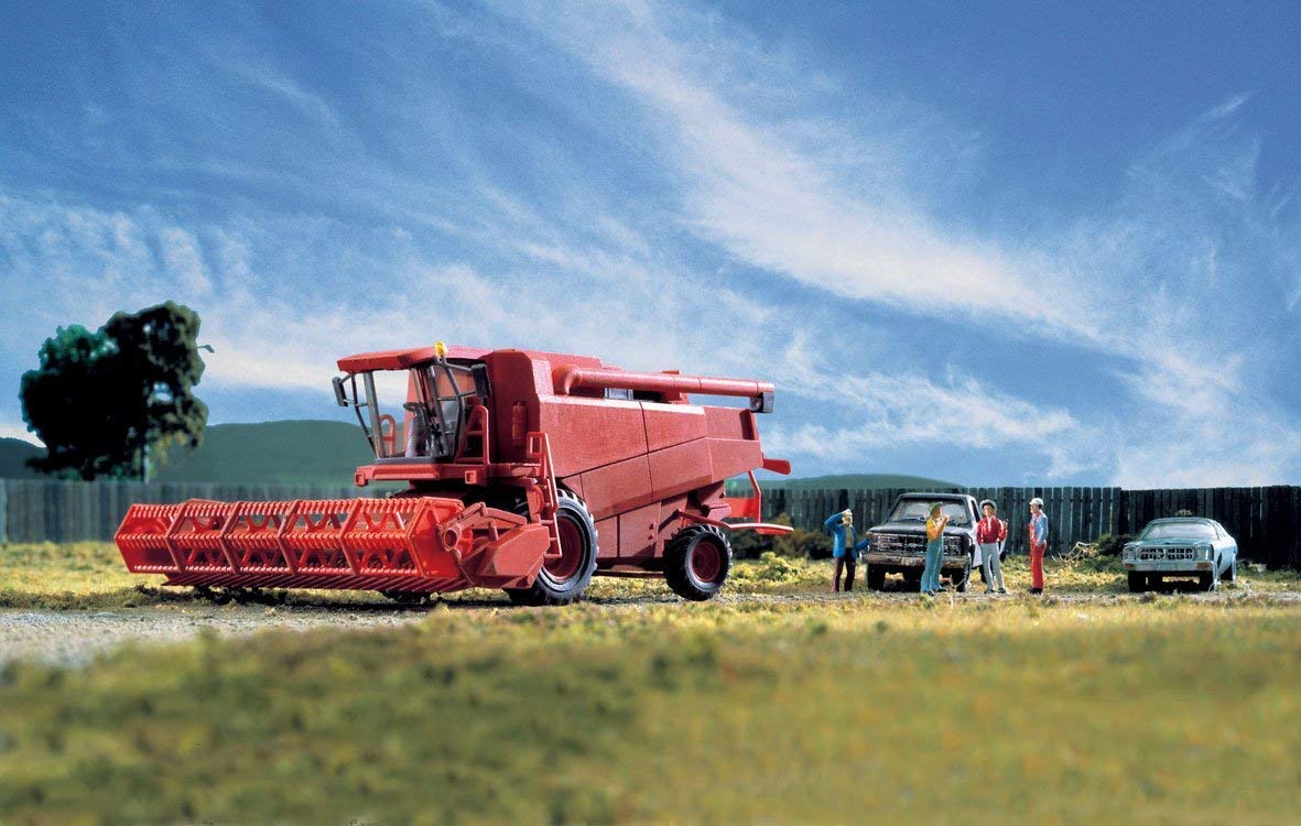 Farm Combine w/Grain & Corn Heads -- Kit