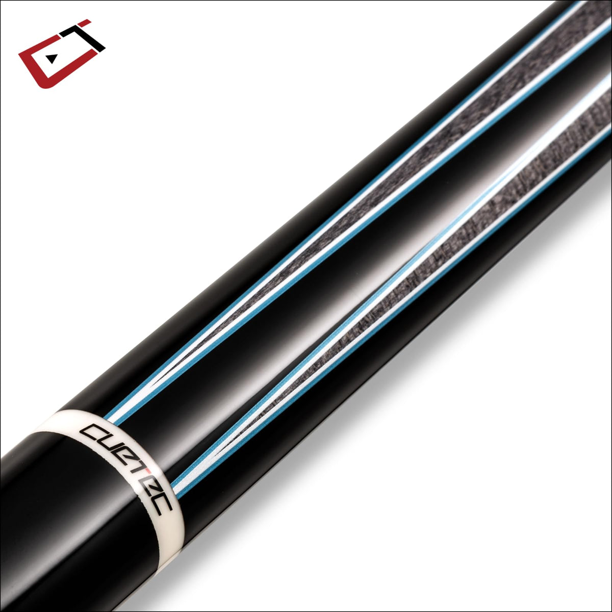 Cuetec Avid Era Sneaky Pete Style Pool Cue (Grey 6 Point No Wrap, 11.75mm)