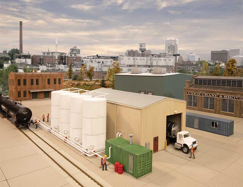 Walthers Cornerstone 933-4181 HO Scale Corn Syrup Transfer - Transload Facility - Kit