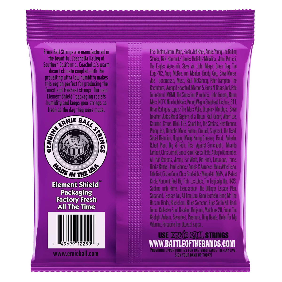 3 PACK Classic Ernie Ball 2250 Rock N Roll Power Slinky Electric Guitar Strings 11-48