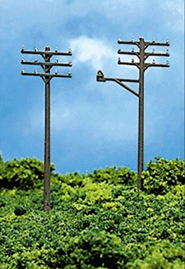 Atlas Model Railroad N Telephone Poles Set of 12
