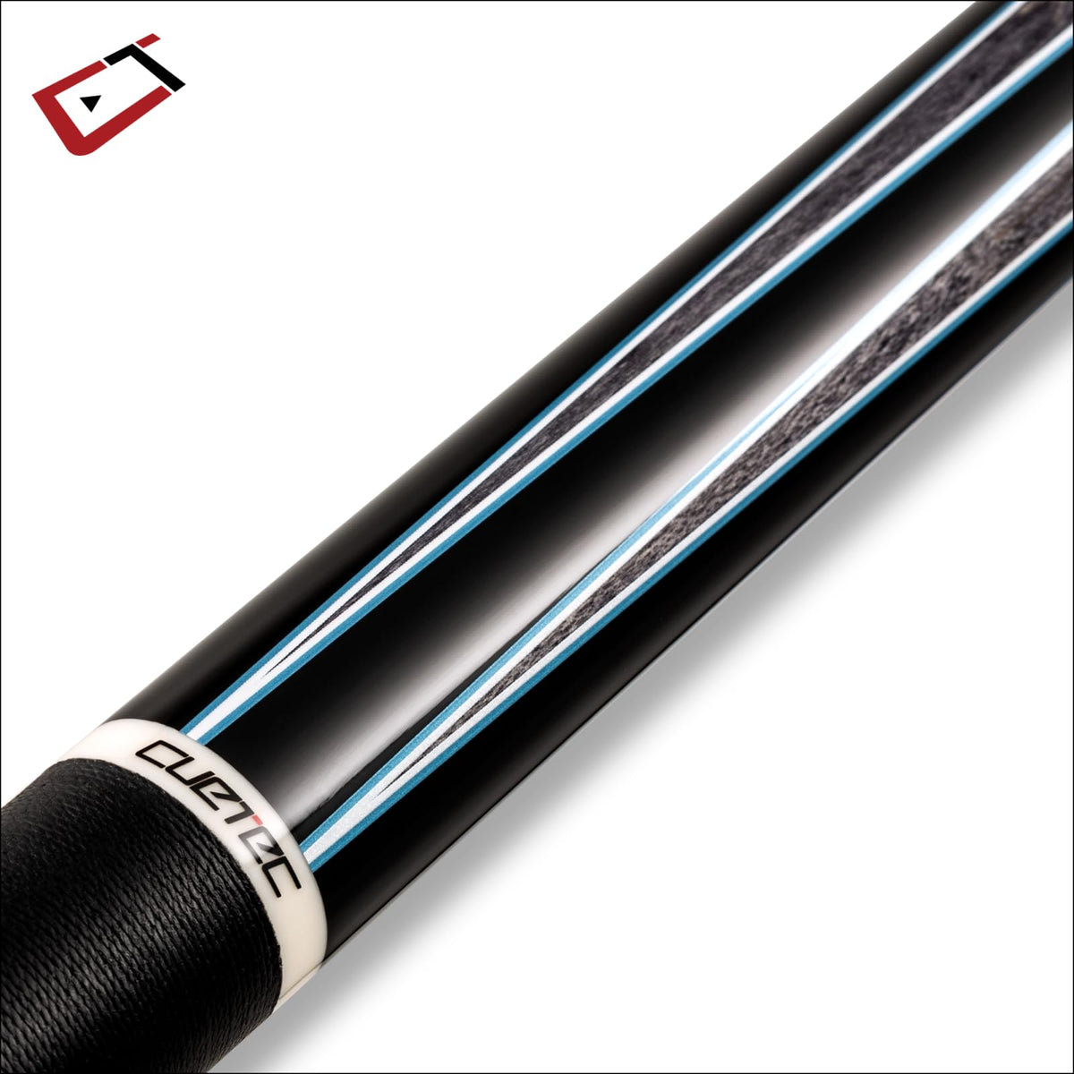 Cuetec Avid Era Sneaky Pete Style Pool Cue (Grey 6 Point with Wrap, 12.25mm)