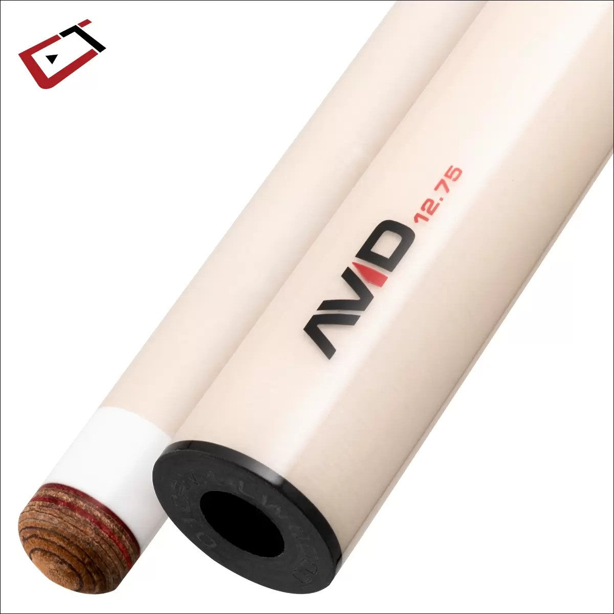Cuetec Avid Era Sneaky Pete Style Pool Cue (Brown 4 Point No Wrap, 12.75mm)