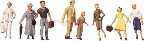 Faller 150503 Passengers III 8/HO Scale Figure Set