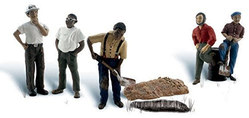 One Men Crew HO Scale Woodland Scenics
