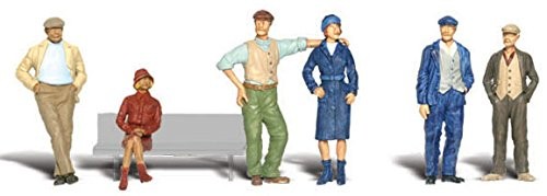 Woodland Scenics N Scale Scenic Accents Figures/People Set Bystanders (6)