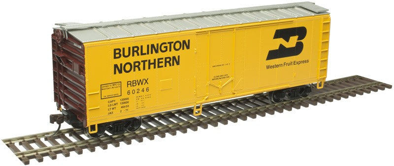 Atlas HO Scale 40' Plug-Door Boxcar Burlington Northern/RBWX #60246
