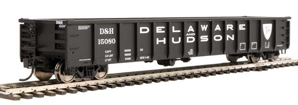 Walthers HO Scale 53' Railgon Gondola Delaware & Hudson/D&H #15080