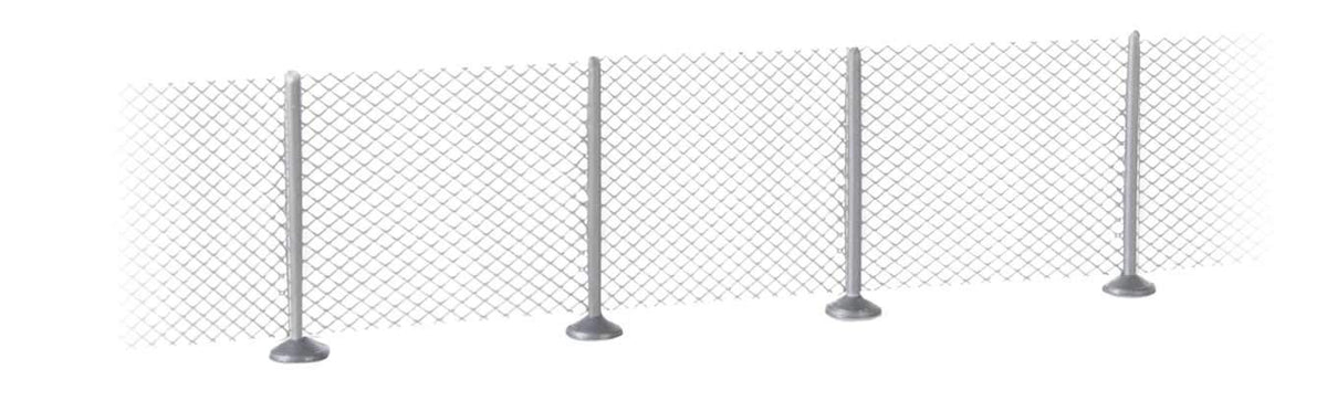 Walthers SceneMaster N Scale Metal Industrial Fence/Chain Link Style Mesh