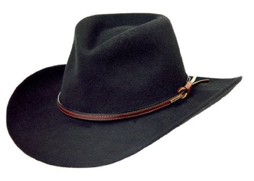 Stetson Bozeman Outdoor Hat, Color: Black, Size: 2XL (TWBOZE-8130072X)