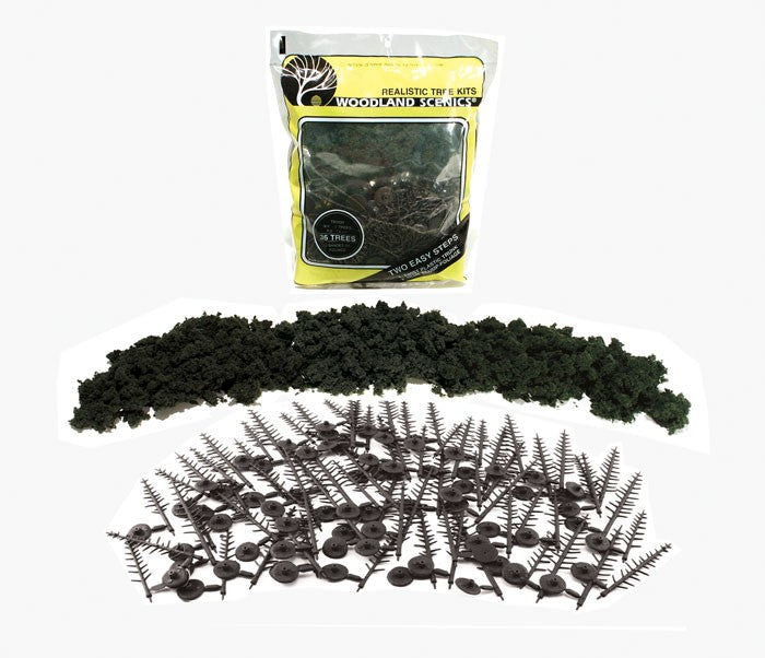 2 1/2" - 4" Realistic Pine Tree Kit