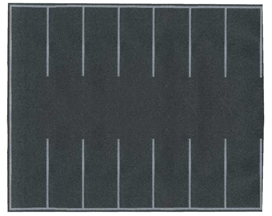 Walthers SceneMaster HO Scale Flexible Self-Adhesive Paved Parking Lot
