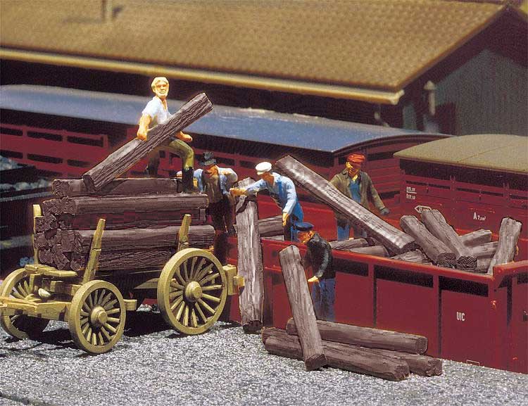Walthers SceneMaster HO Scale Railroad Ties (Unpainted Plastic Kit) 30-Pack