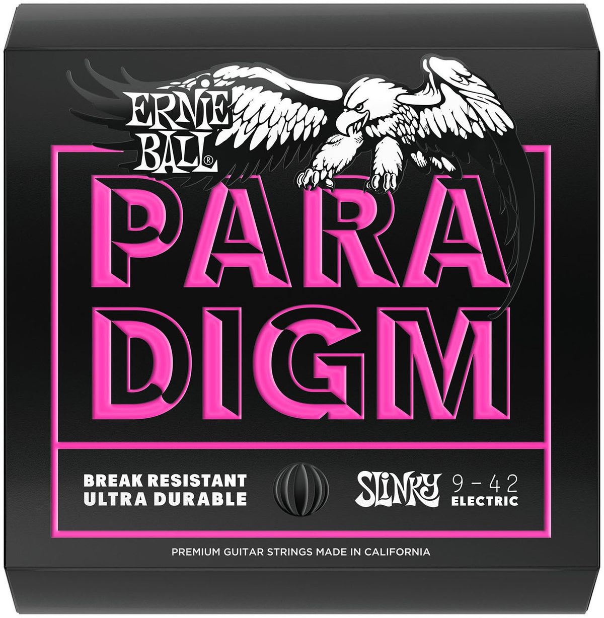 Ernie Ball Paradigm Super Slinky Electric Guitar Strings, 9-42 Gauge (P02023)