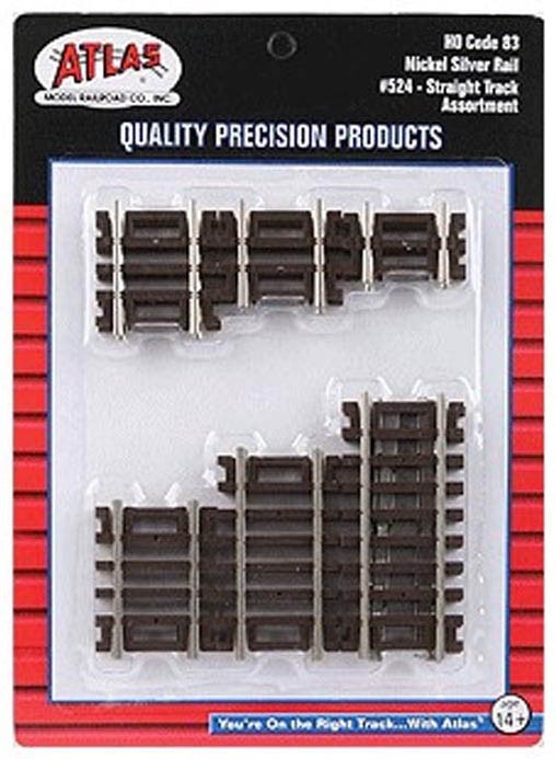 Atlas Trains 524 Ho Code 83 Straight Assortment