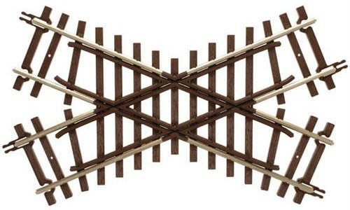 Atlas O Scale Code 148 Nickel Silver 2-Rail Track 45-Degree Crossing