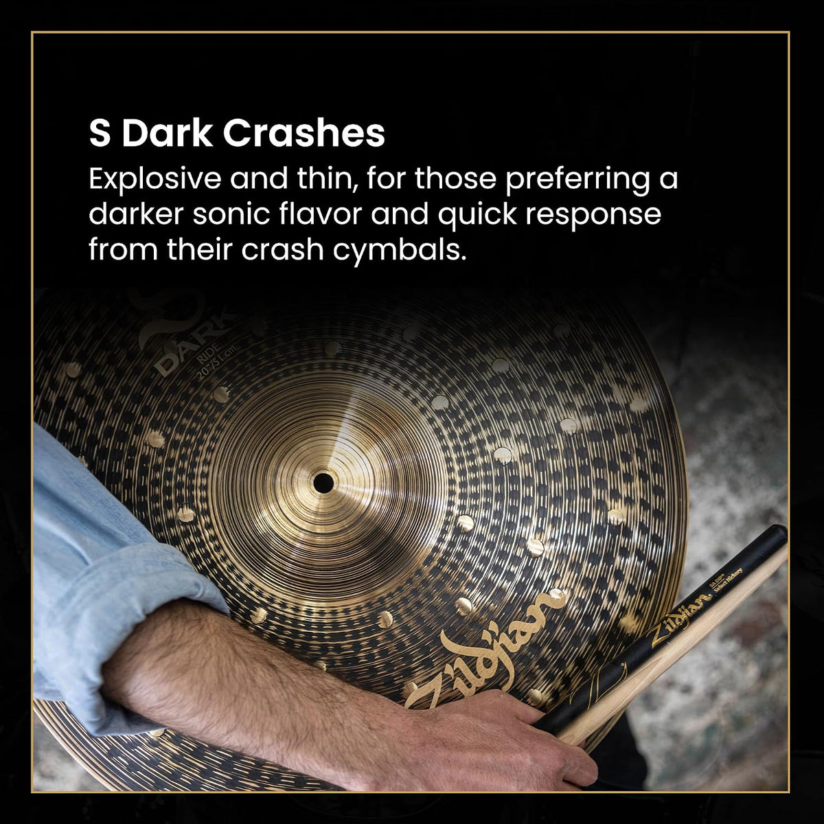 Zildjian 16" S Dark Crash Cymbal