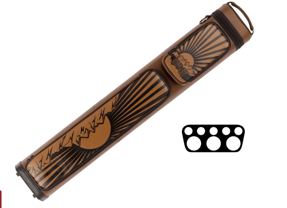Outlaw OLB35L 3 Butts & 5 Shafts Hard Case - Brown