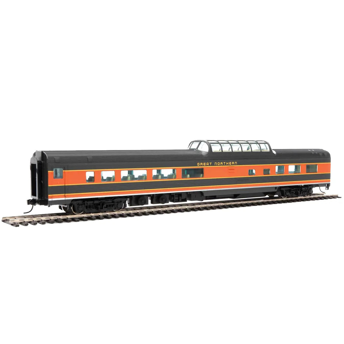 Walthers HO Scale 85' Budd Dome Coach Passenger Car Great Northern/GN